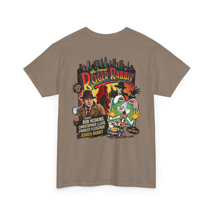 Who Framed Roger Rabbit Poster Tee — Retro Movie Graphic T-Shirt