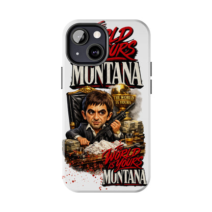 Tony Montana "The World Is Yours" Vintage Caricature Tough Phone Case
