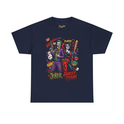 Graphic Tee — Joker & Harley Comic Art T-Shirt