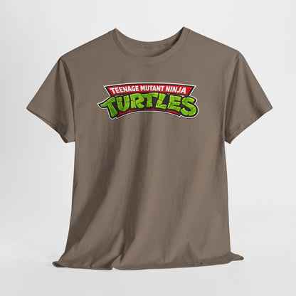 Teenage Mutant Ninja Turtles Graphic Tee — Retro TMNT Logo & Group Back Print