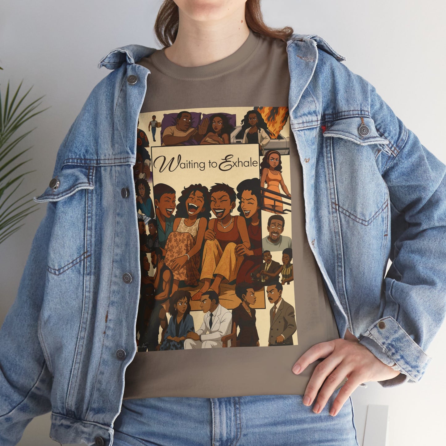 Waiting to Exhale Graphic Unisex Heavy Cotton Tee - Vintage Inspired Apparel for Movie Lovers