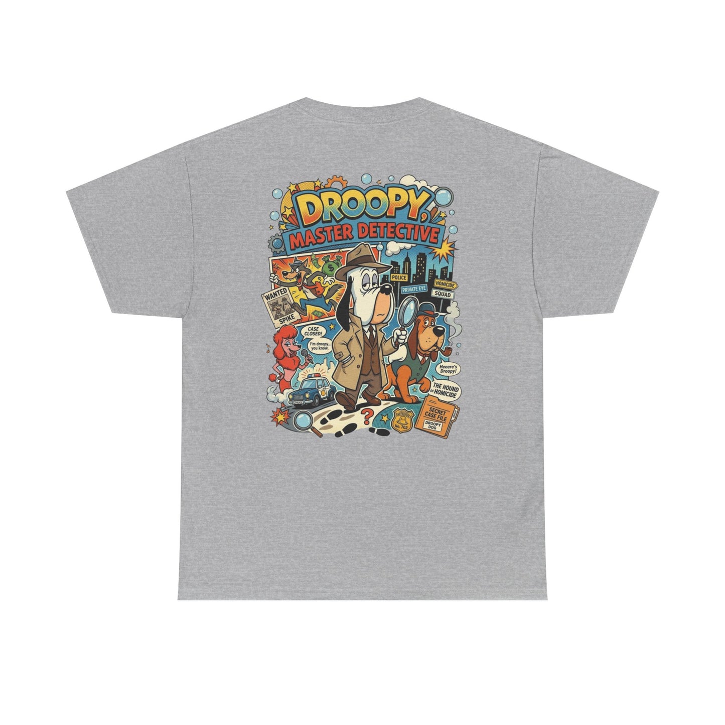 Graphic Tee — "Master Detective" Retro Cartoon T-Shirt