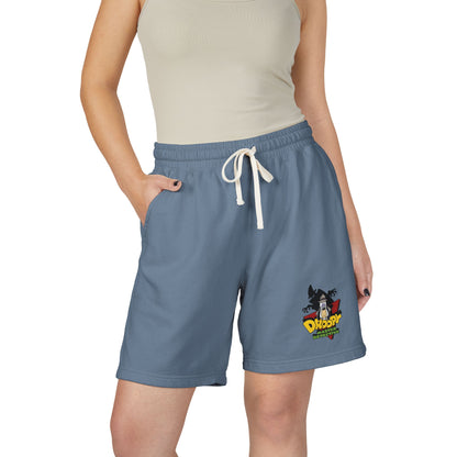 Lightweight Fleece Sweat Shorts with Vintage Surf Logo