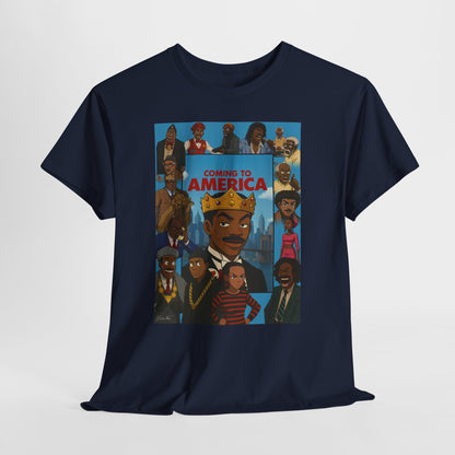 Unisex Heavy Cotton Tee - "Coming to America" Movie Tribute Shirt