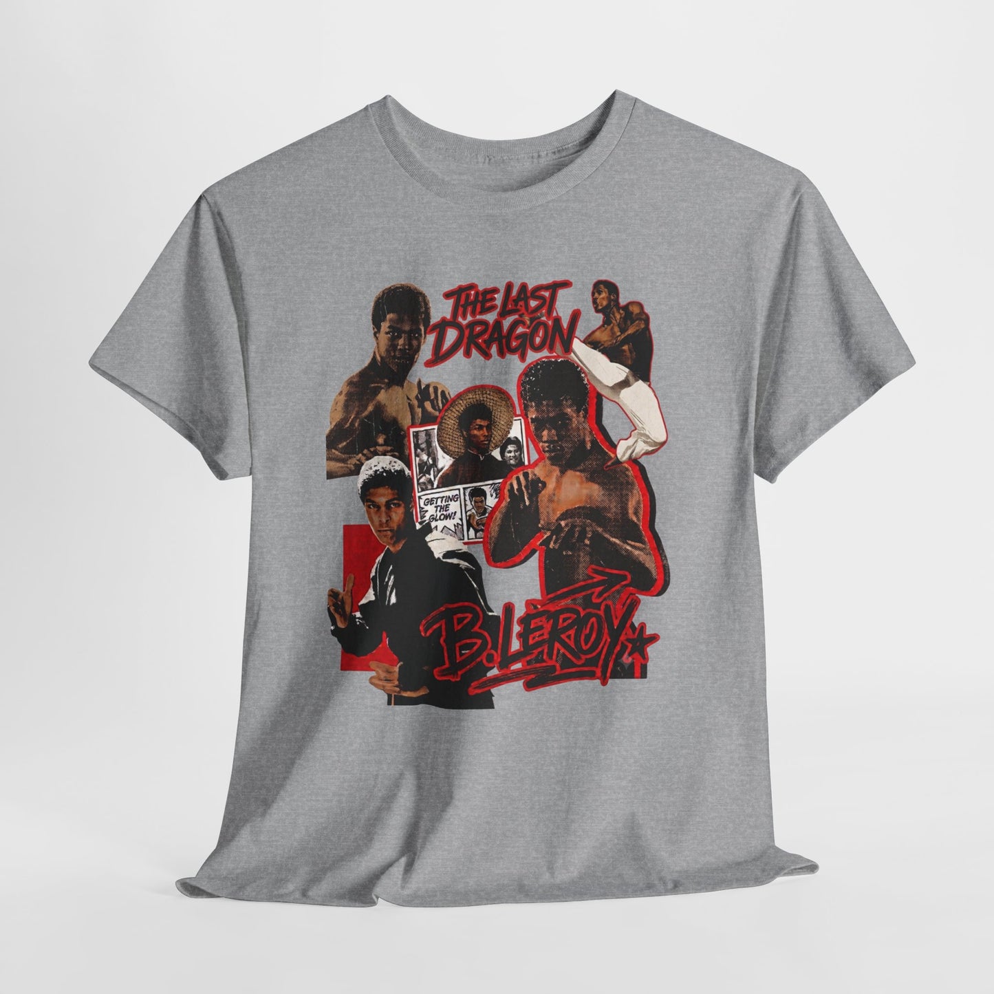 The Last Dragon Collage Tee — Retro Martial Arts Movie Poster T-Shirt