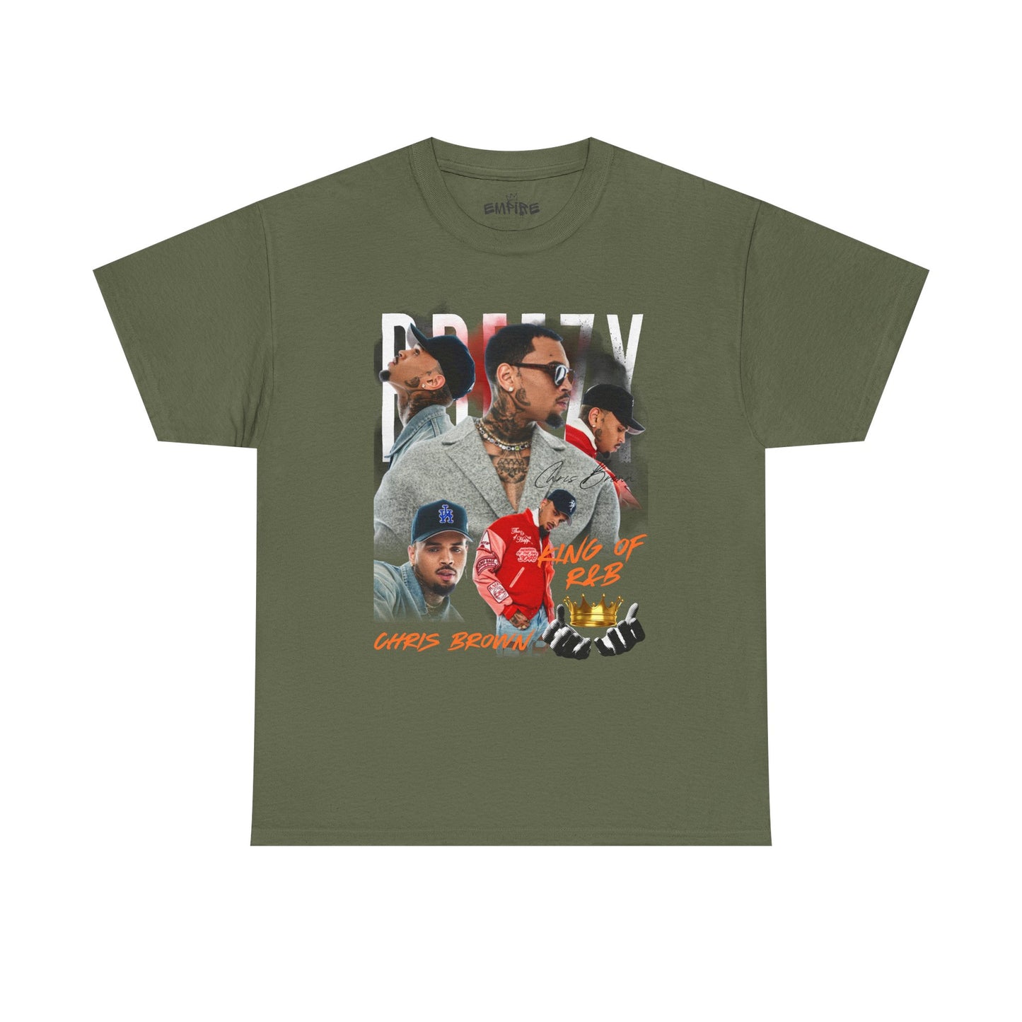 Chris Brown Tribute Unisex Heavy Cotton Tee - Celebrating R&B Style