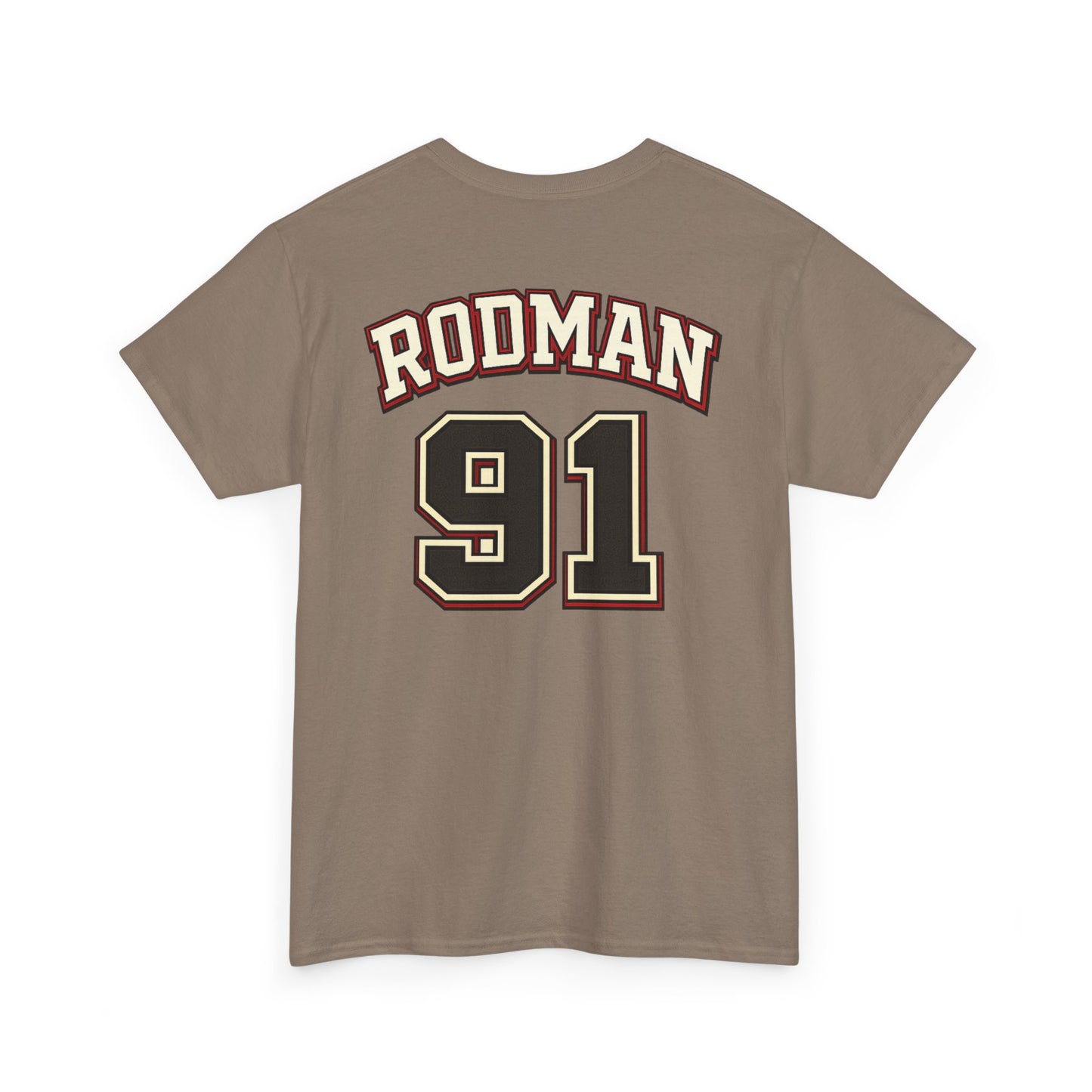 Dennis Rodman 91 Basketball T-Shirt — Vintage Chicago Bulls Jersey Tee