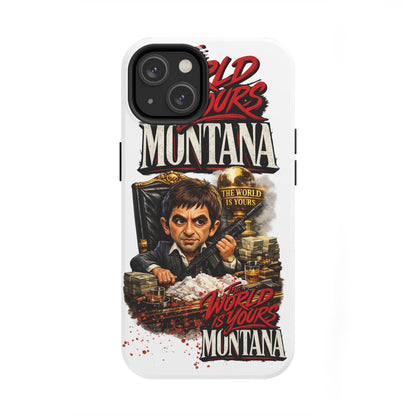 Tony Montana "The World Is Yours" Vintage Caricature Tough Phone Case