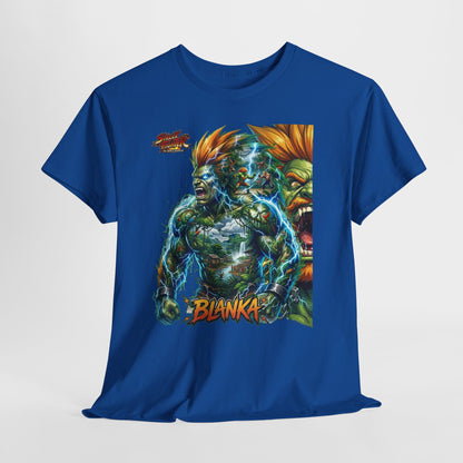 Blanka Lightning Warrior Tee — Retro Fighting Game Graphic T-Shirt