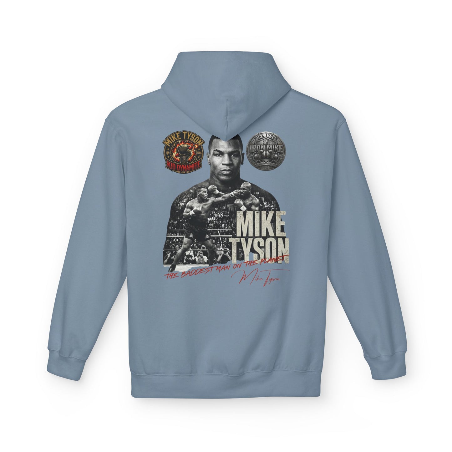 Mike Tyson "The Baddest Man on the Planet" Vintage Graphic Hoodie
