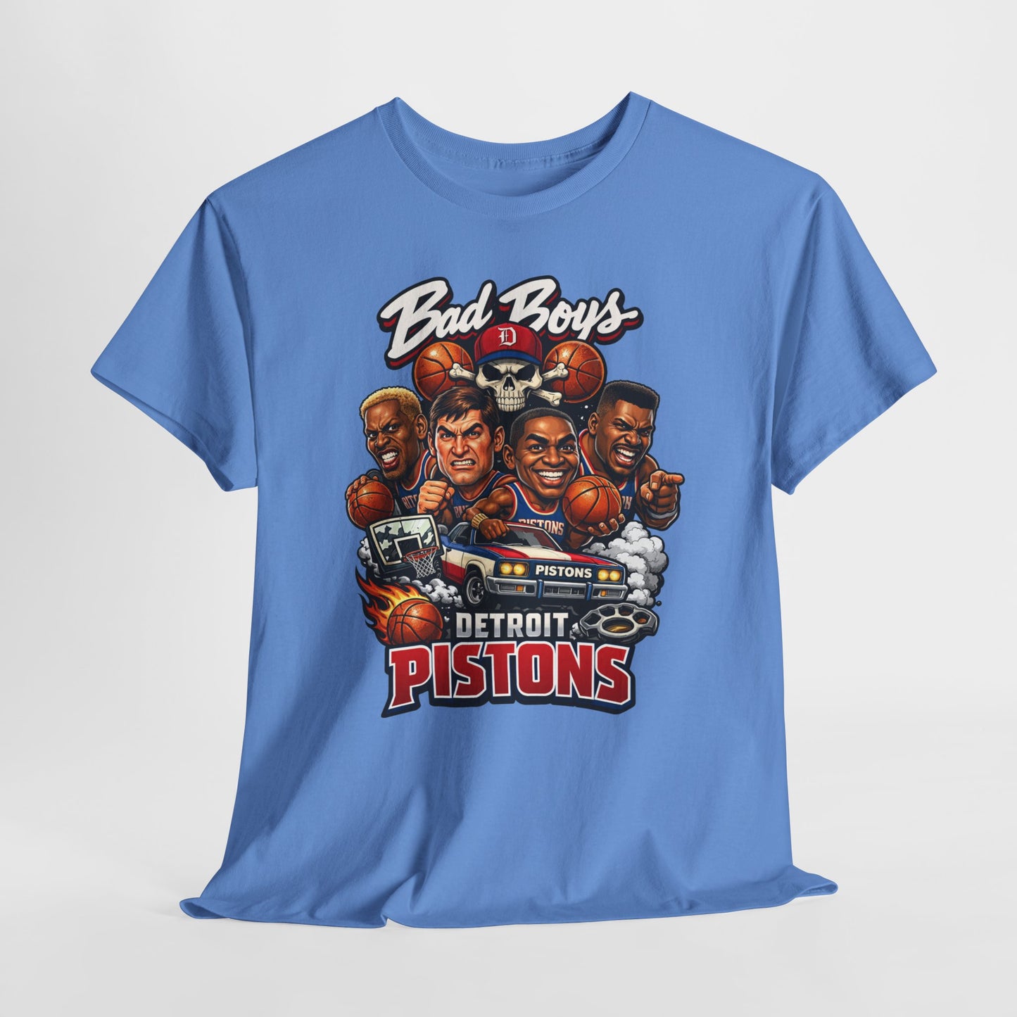Detroit Pistons "Bad Boys" T-Shirt — Vintage Basketball Team Tee