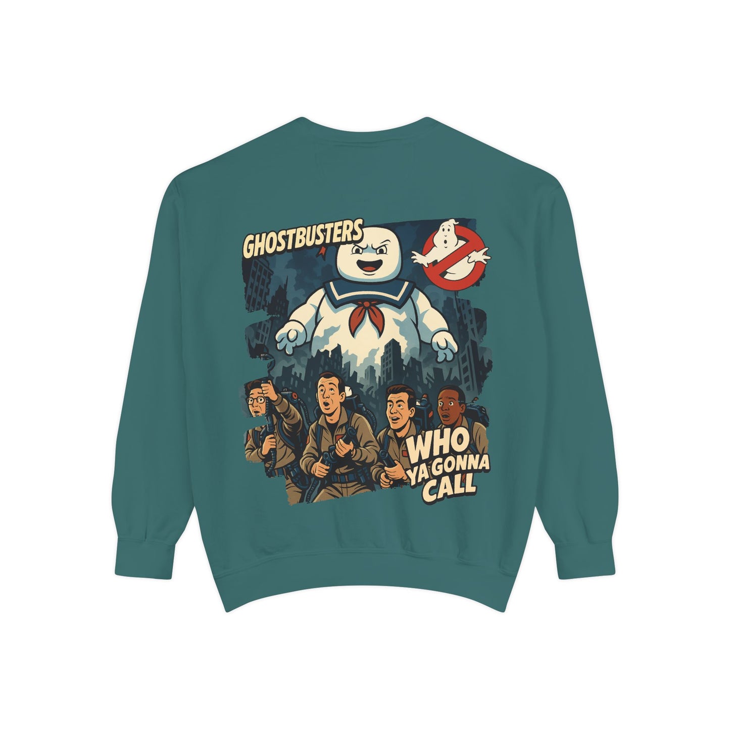 Ghostbusters Sweatshirt — Who Ya Gonna Call Vintage Graphic Crewneck