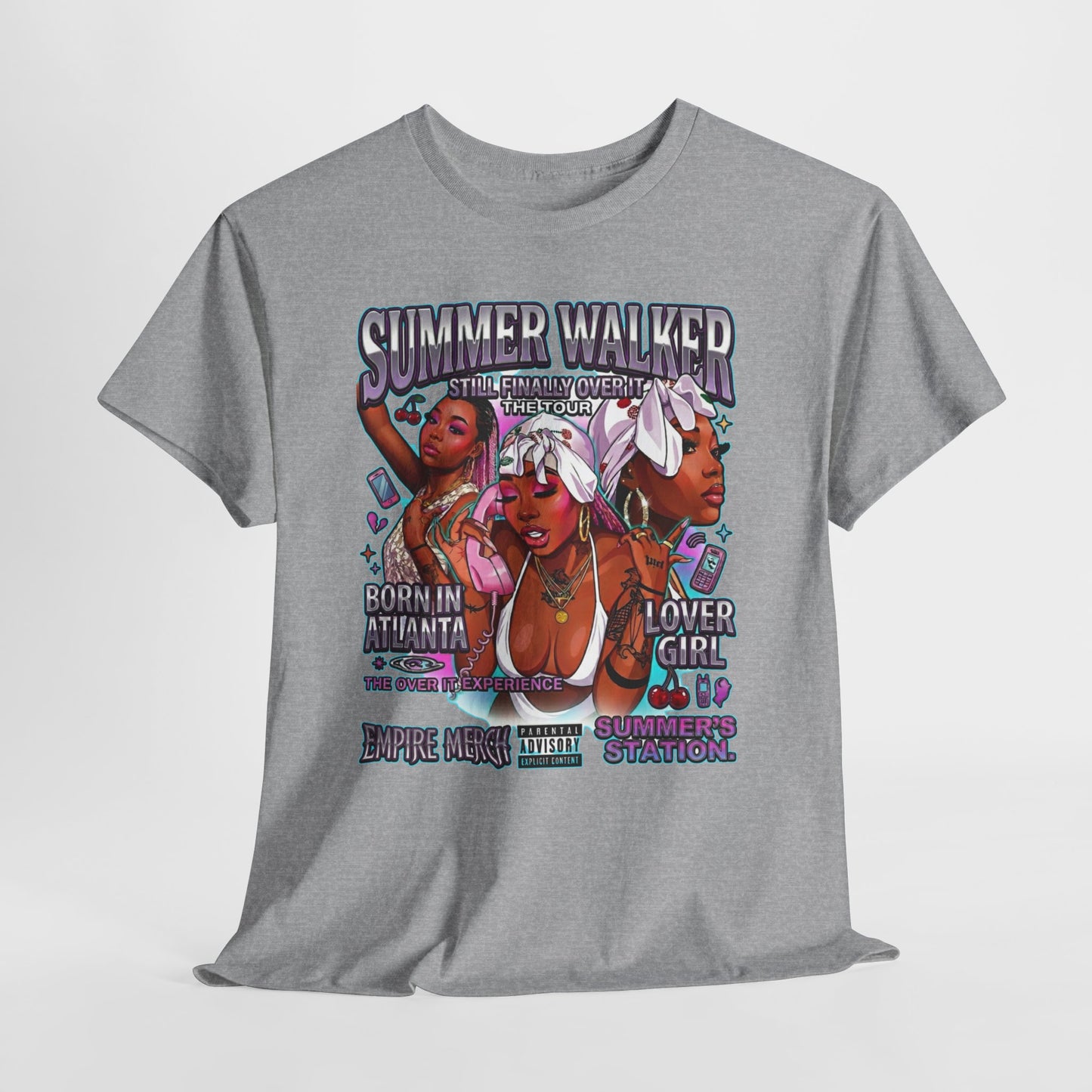 Summer Graphic Tee — "Born in Atlanta" Soulful R&B Tribute Shirt