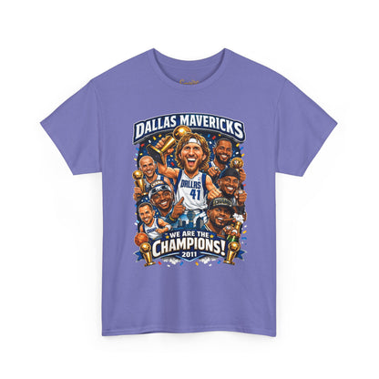 Dallas Mavericks Champions Tee – “We Are The Champions” Basketball Fan Shirt