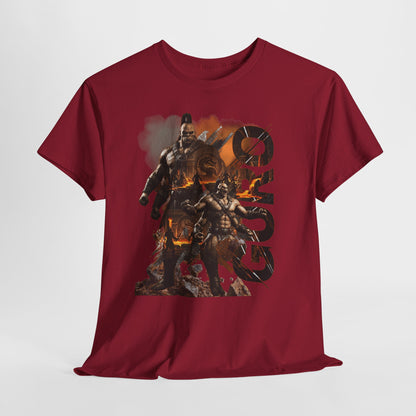 Goro Warrior Graphic Tee — Fantasy Samurai & Skull Design