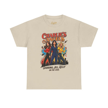 Charlie’s Angels Graphic Tee — Sabrina, Jill, Kelly Retro Movie Shirt