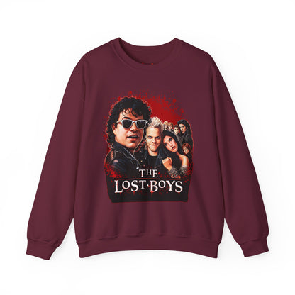 Lost Boys Crewneck Sweatshirt — Vintage Horror Movie Graphic (Welcome to Santa Carla)