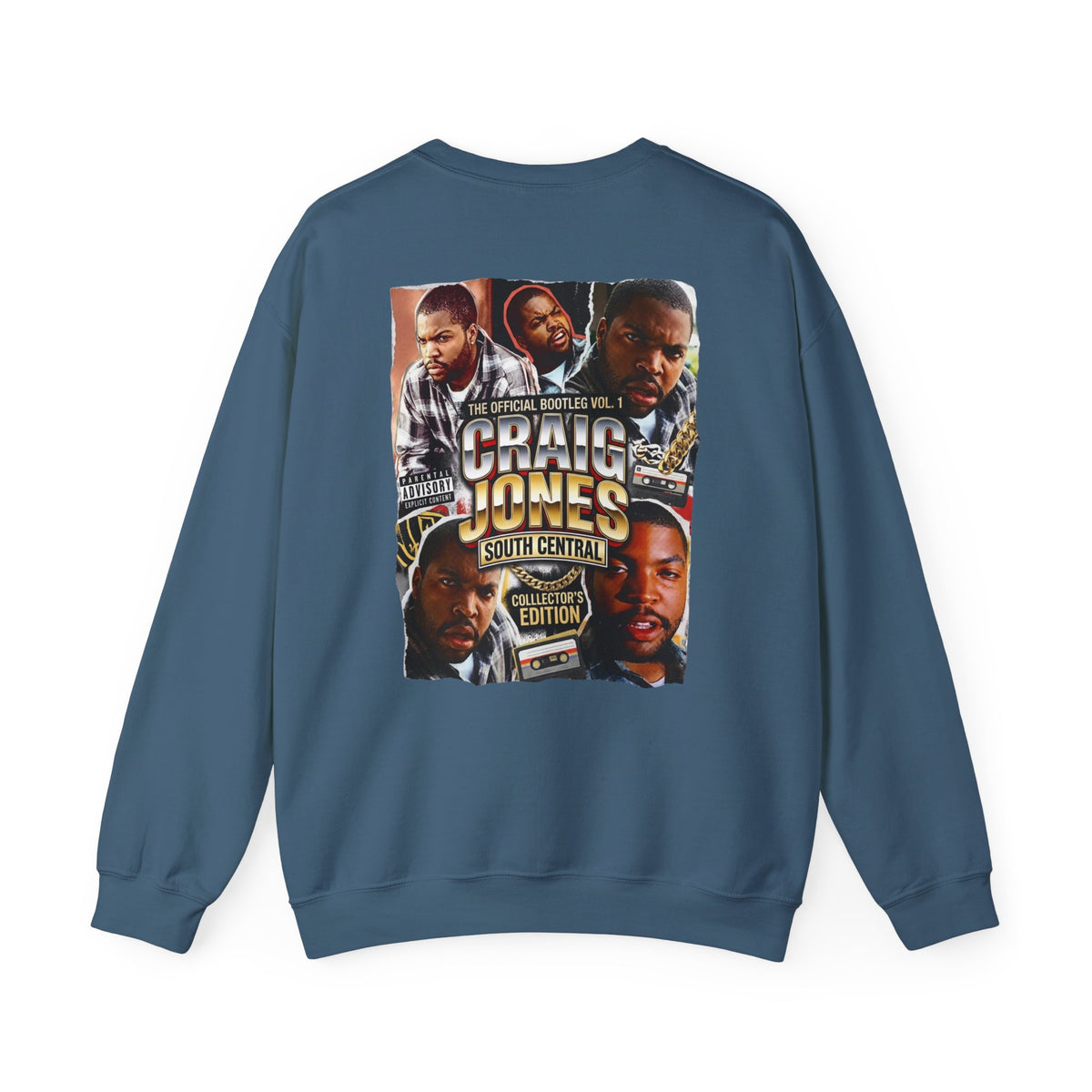 Craig Jones South Central Crewneck Sweatshirt — Retro Hip Hop Graphic Pullover