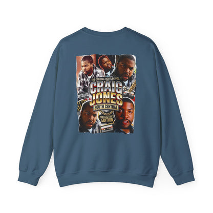 Craig Jones South Central Crewneck Sweatshirt — Retro Hip Hop Graphic Pullover