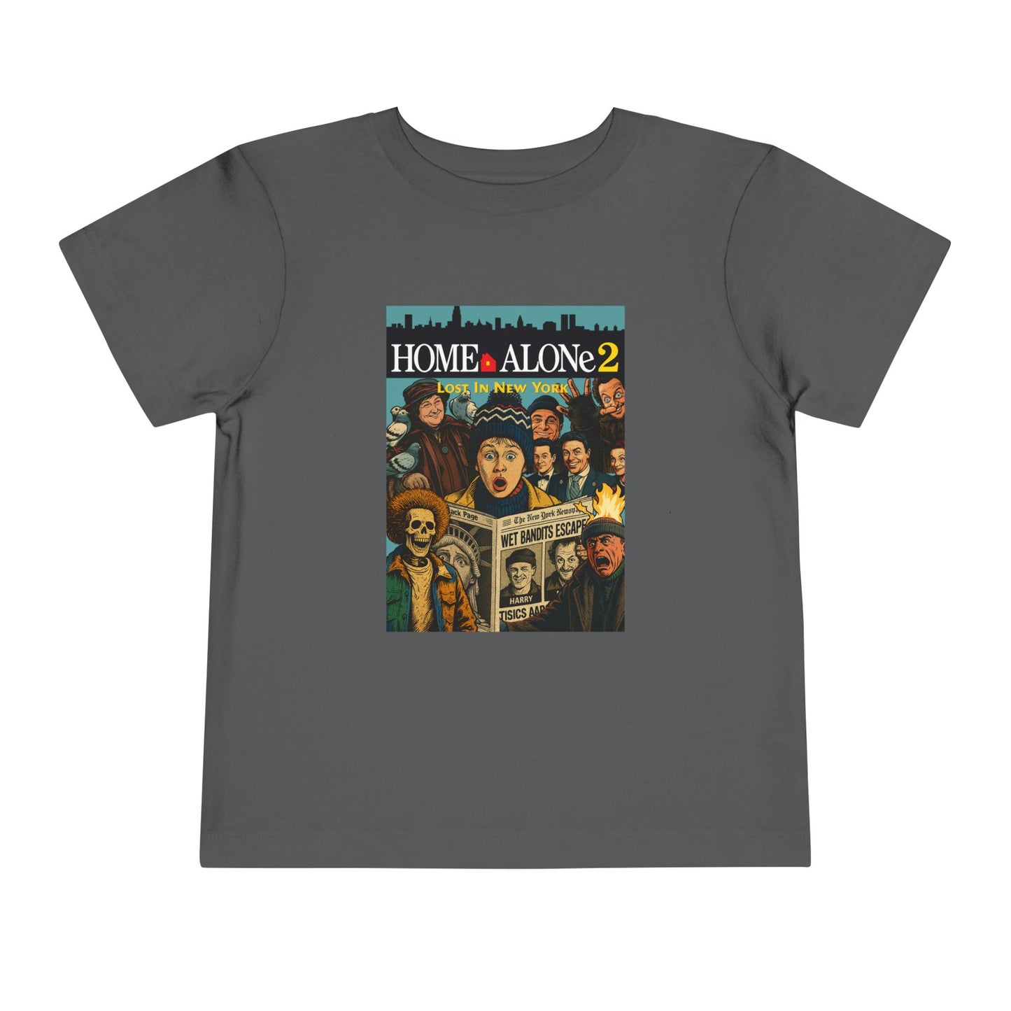Home Alone 2 Toddler Tee - Fun Kid's Shirt for Movie Fans, Birthday Gift, Playtime, Family Movie Night, Holiday Apparel