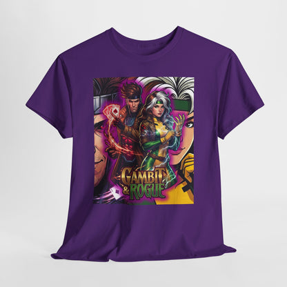 Gambit & Rogue Comic Art T-Shirt