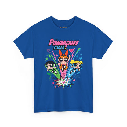Powerpuff Girls Graphic Tee — Retro Cartoon Team Shirt