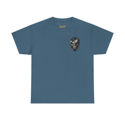 Punisher Graphic Tee — Skull Logo Front & The Punisher Portrait Back