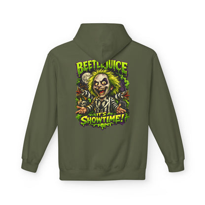 Beetlejuice "It's Showtime" Unisex Midweight Softstyle Fleece Hoodie