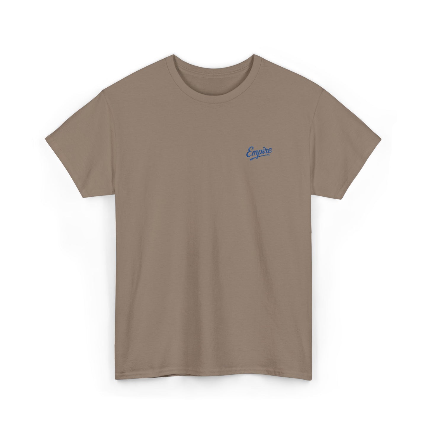 Signature Embroidered Empire Royal Blue Chest Logo T-Shirt