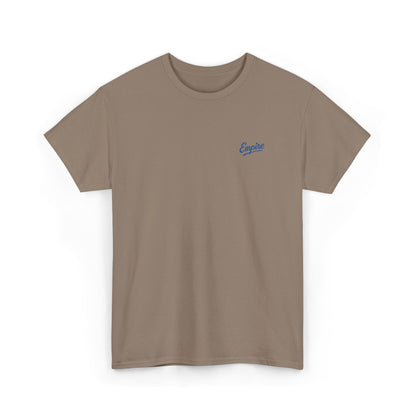 Signature Embroidered Empire Royal Blue Chest Logo T-Shirt