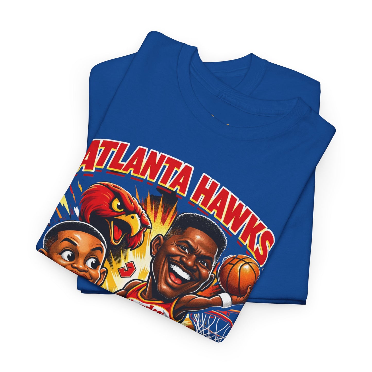 Atlanta Hawks 'Spud & Nique' Graphic Tee — Retro Basketball Fans Shirt