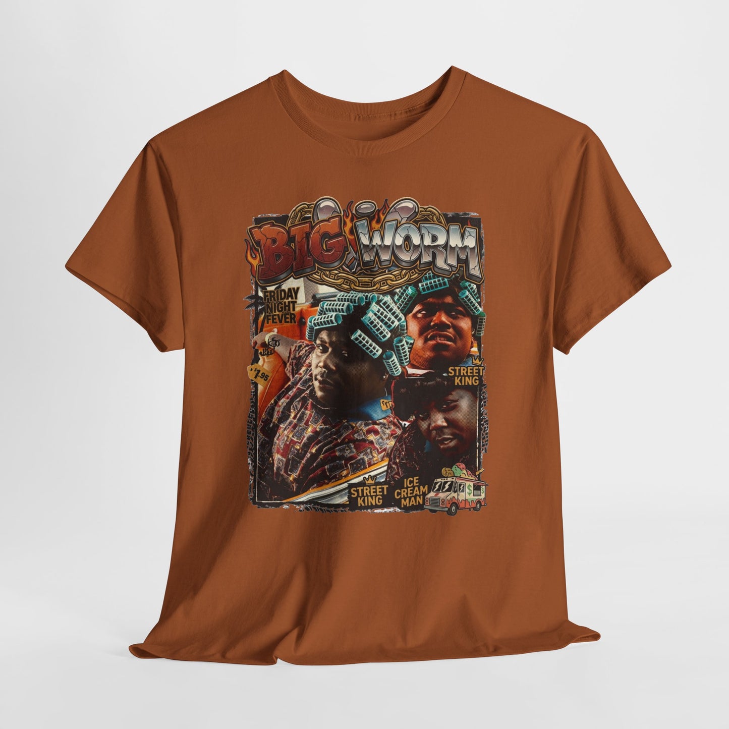 Big Worm Vintage Tee — 'Big Worm' Graphic Movie Tribute Shirt