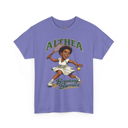 Althea Gibson 'Breaking Barriers' Tennis T-Shirt — Vintage Grand Slam Champion Tribute