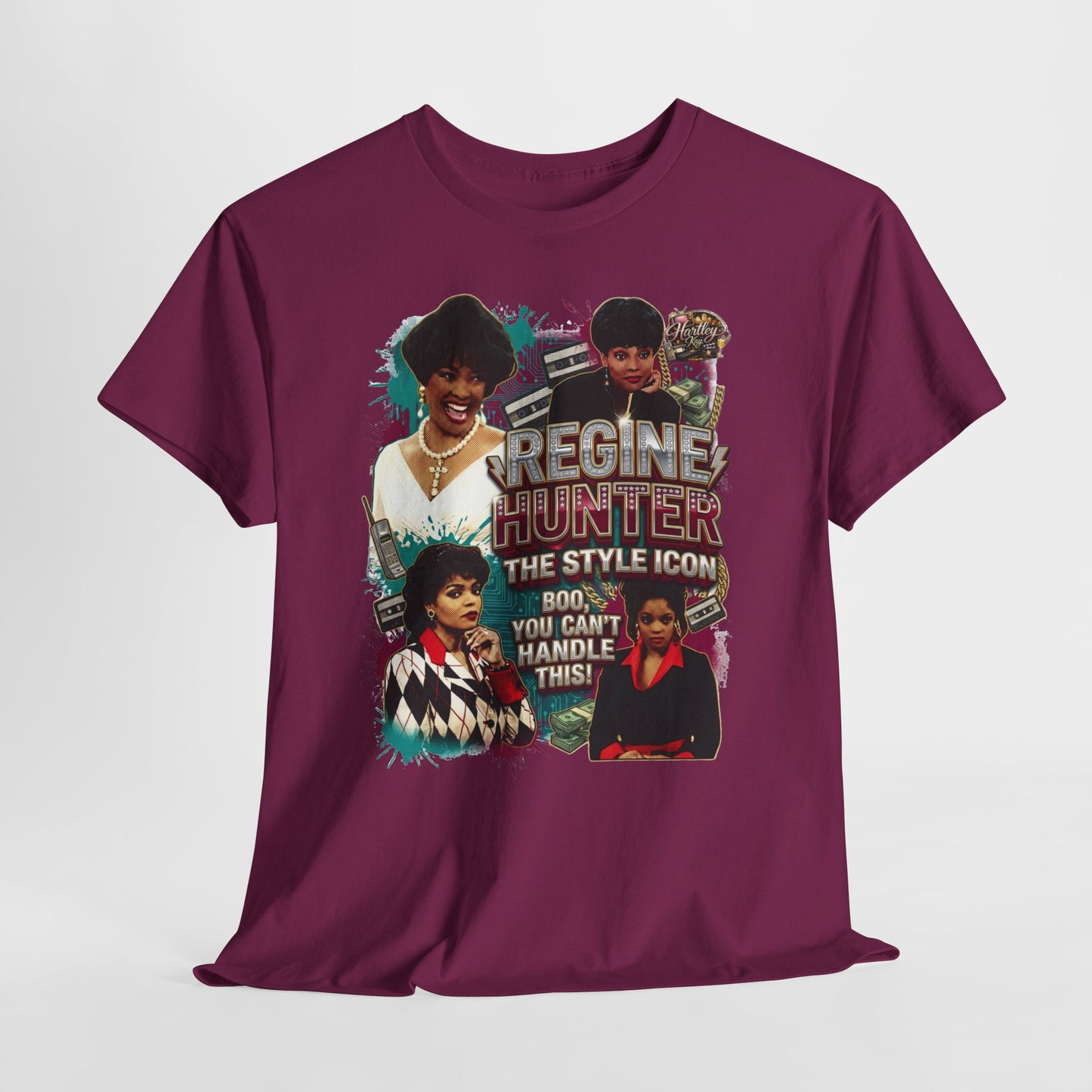 Regine Hunter “The Style Icon” Graphic Tee — Retro 90s R&B Tribute Shirt