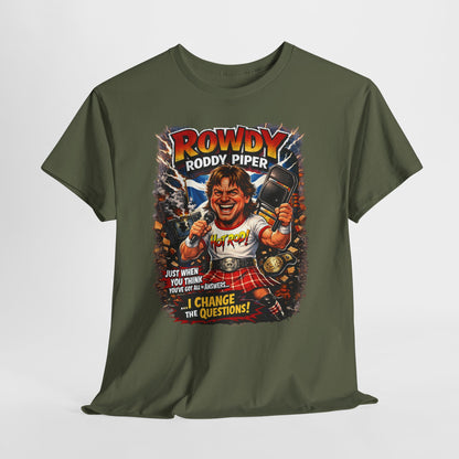 Rowdy Roddy Piper T-Shirt — Retro Wrestling Graphic Tee