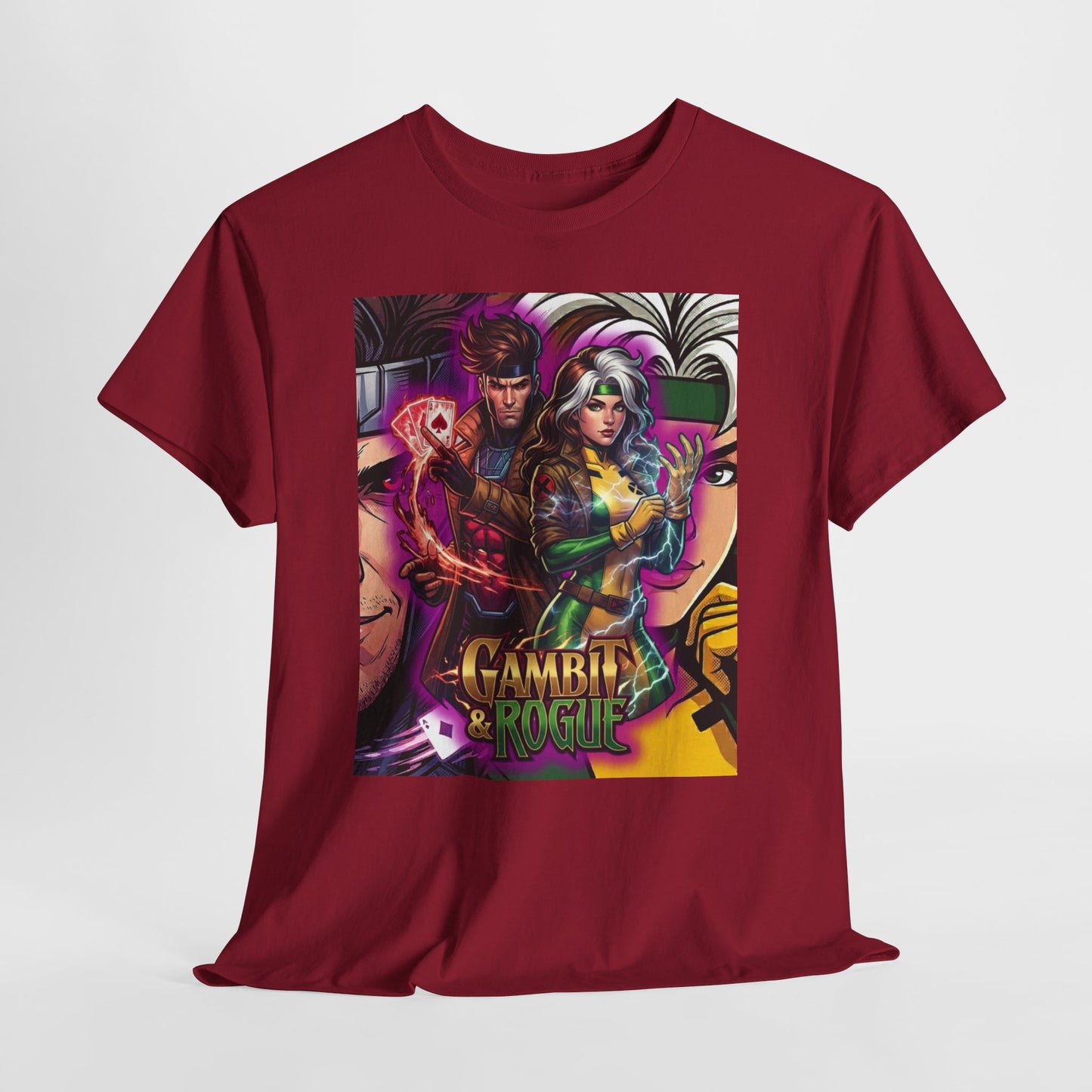 Gambit & Rogue Comic Art T-Shirt