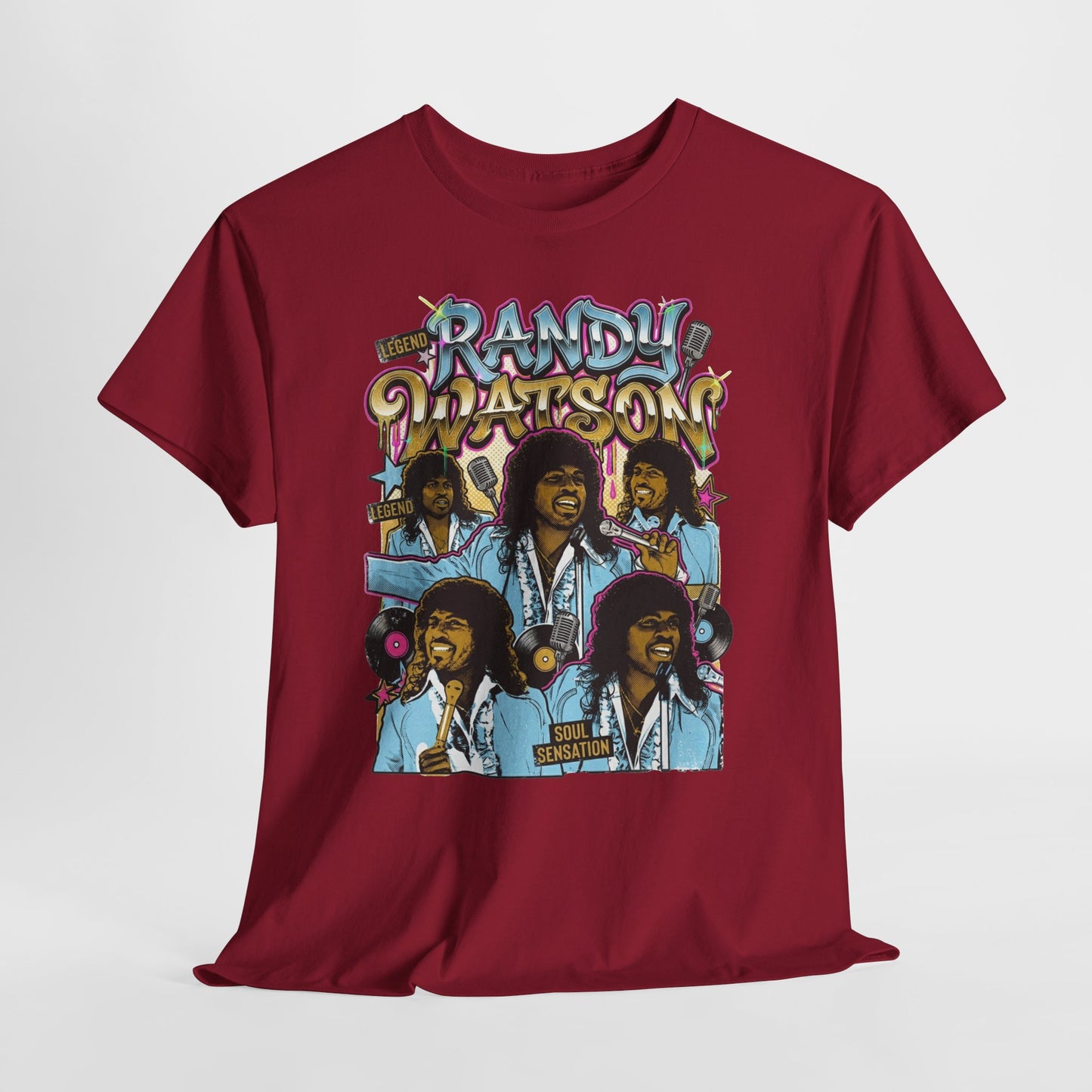 Randy Watson Vintage Portrait Tee — 90s Soul Funk Graphic T-Shirt