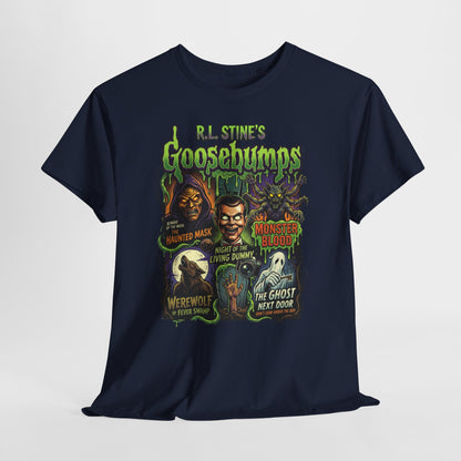 Goosebumps Retro Horror T-Shirt — Classic 90s Kids Spooky Monsters Tee