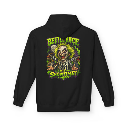 Beetlejuice "It's Showtime" Unisex Midweight Softstyle Fleece Hoodie