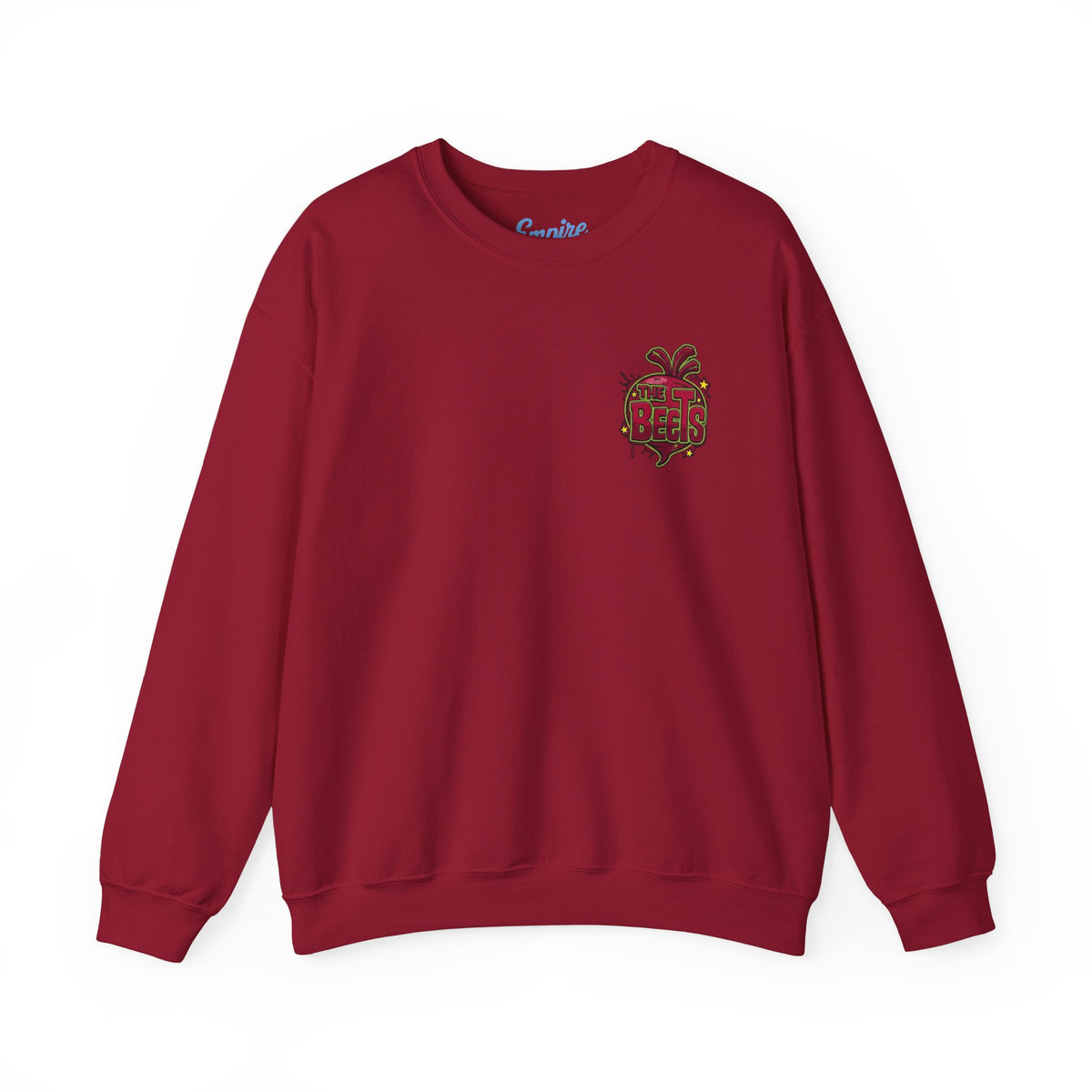 Crewneck Sweatshirt — The Beets Band Graphic (Back & Chest Logo)