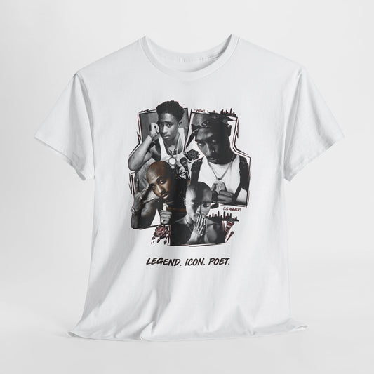 "Legend. Icon. Poet." Collage T-Shirt