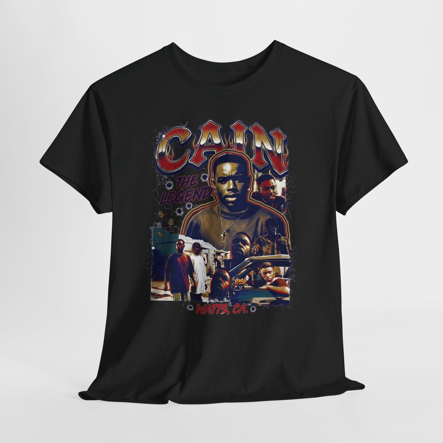 Cain "The Legend" Graphic Tee — Vintage Menace II Society T-Shirt