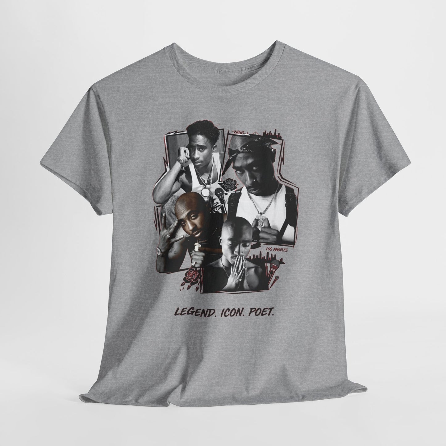 "Legend. Icon. Poet." Collage T-Shirt