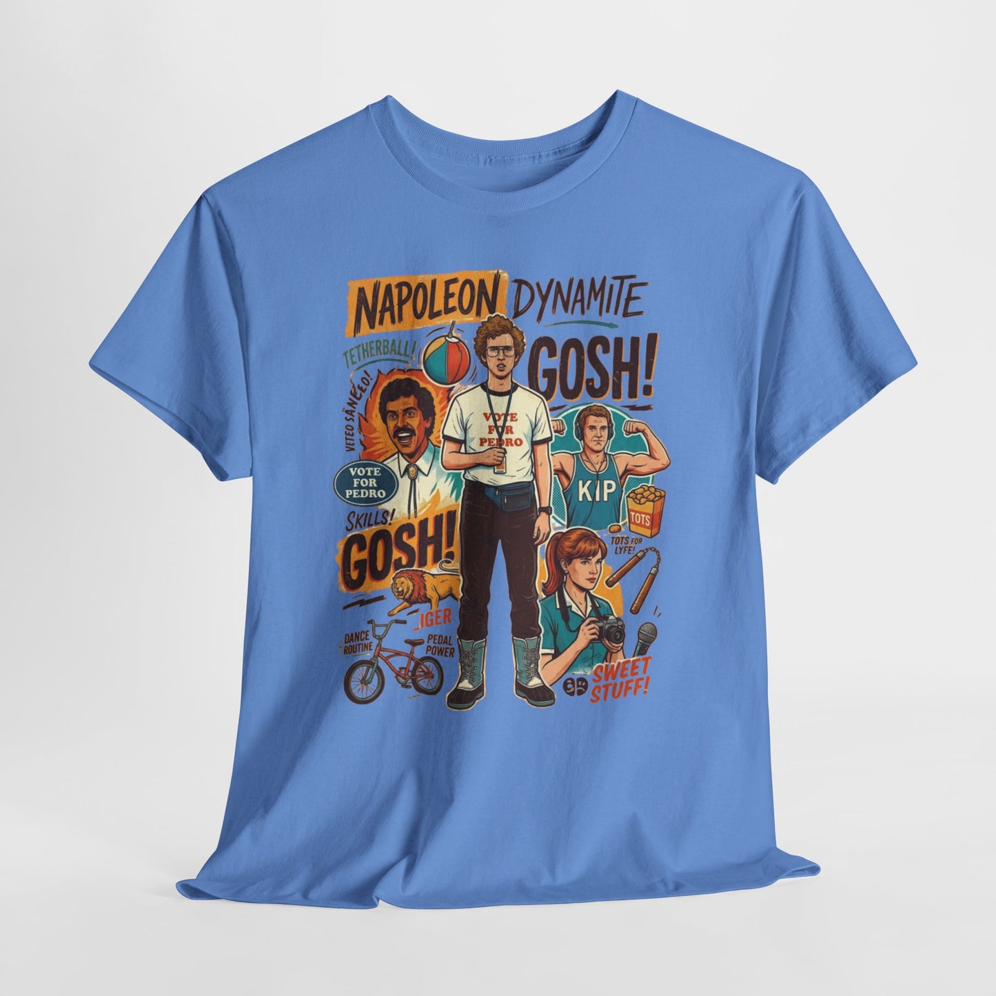 Napoleon Dynamite Graphic T‑Shirt — Retro Movie Quote Tee