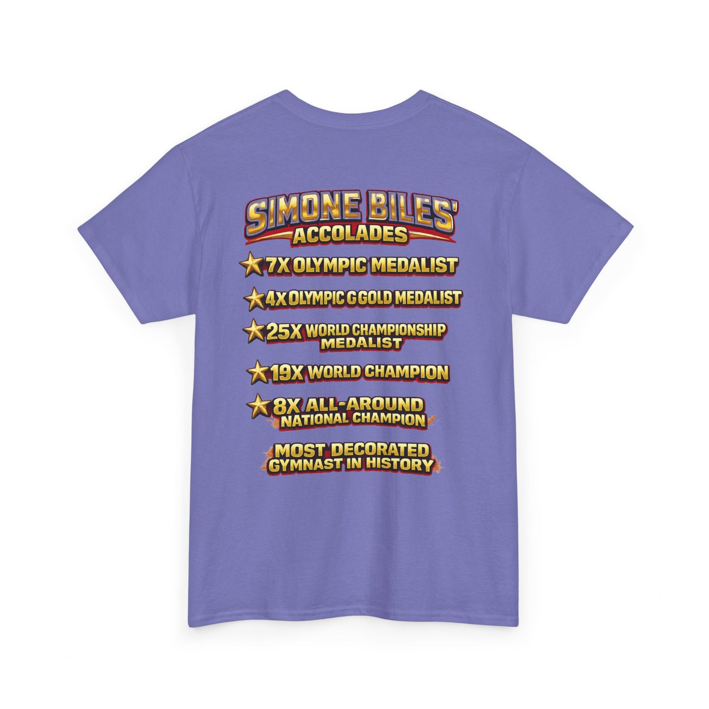 Simone Champion Gymnastics T-Shirt — "Fly Like a Champion" Tribute Tee