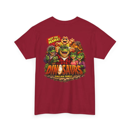 Dinosaurs Family Graphic Tee — 'Not the Mama' Retro Dino T-Shirt