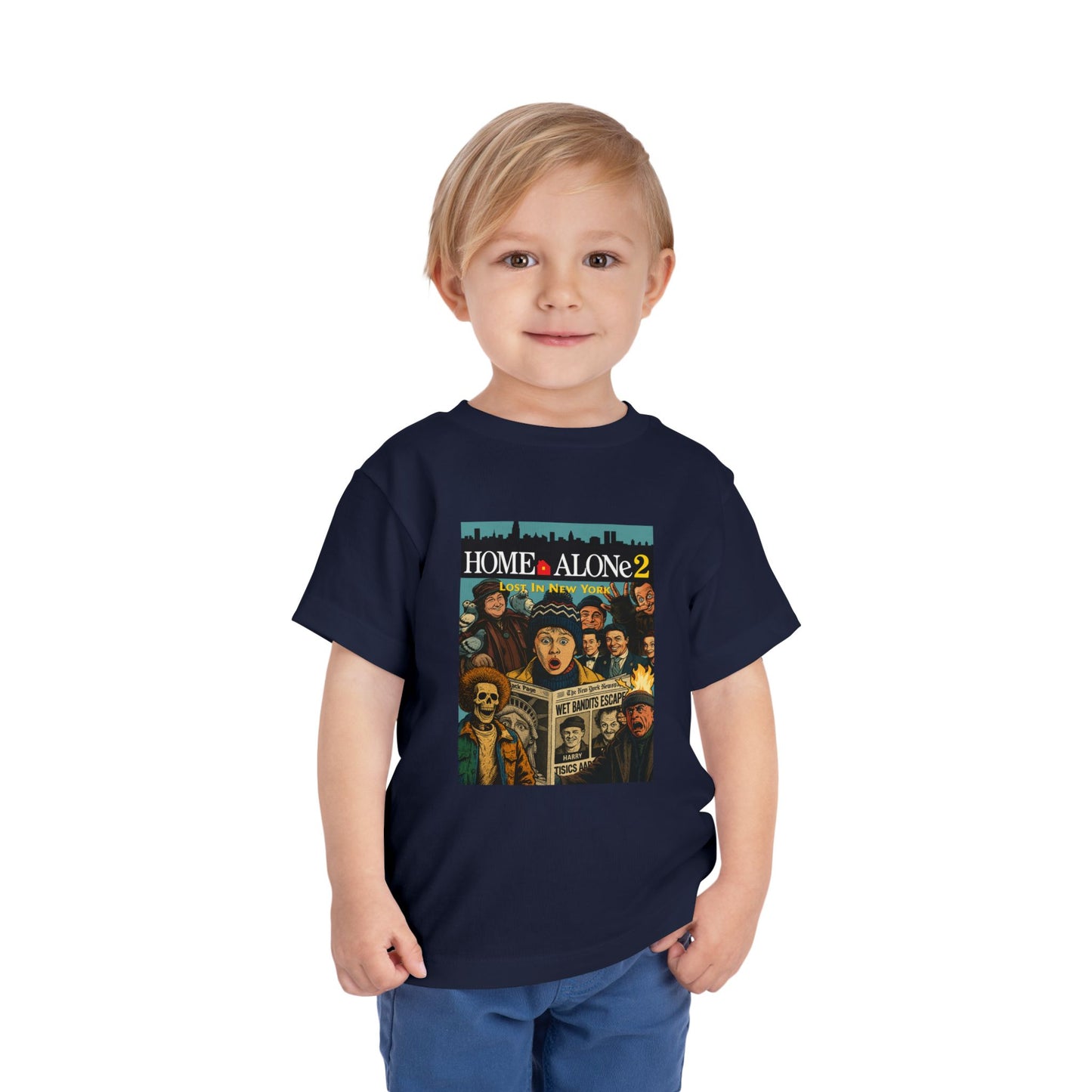 Home Alone 2 Toddler Tee - Fun Kid's Shirt for Movie Fans, Birthday Gift, Playtime, Family Movie Night, Holiday Apparel