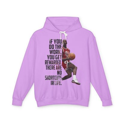 Inspirational Basketball Hoodie — "If You Do The Work, You Get Rewarded" Motivational Pullover