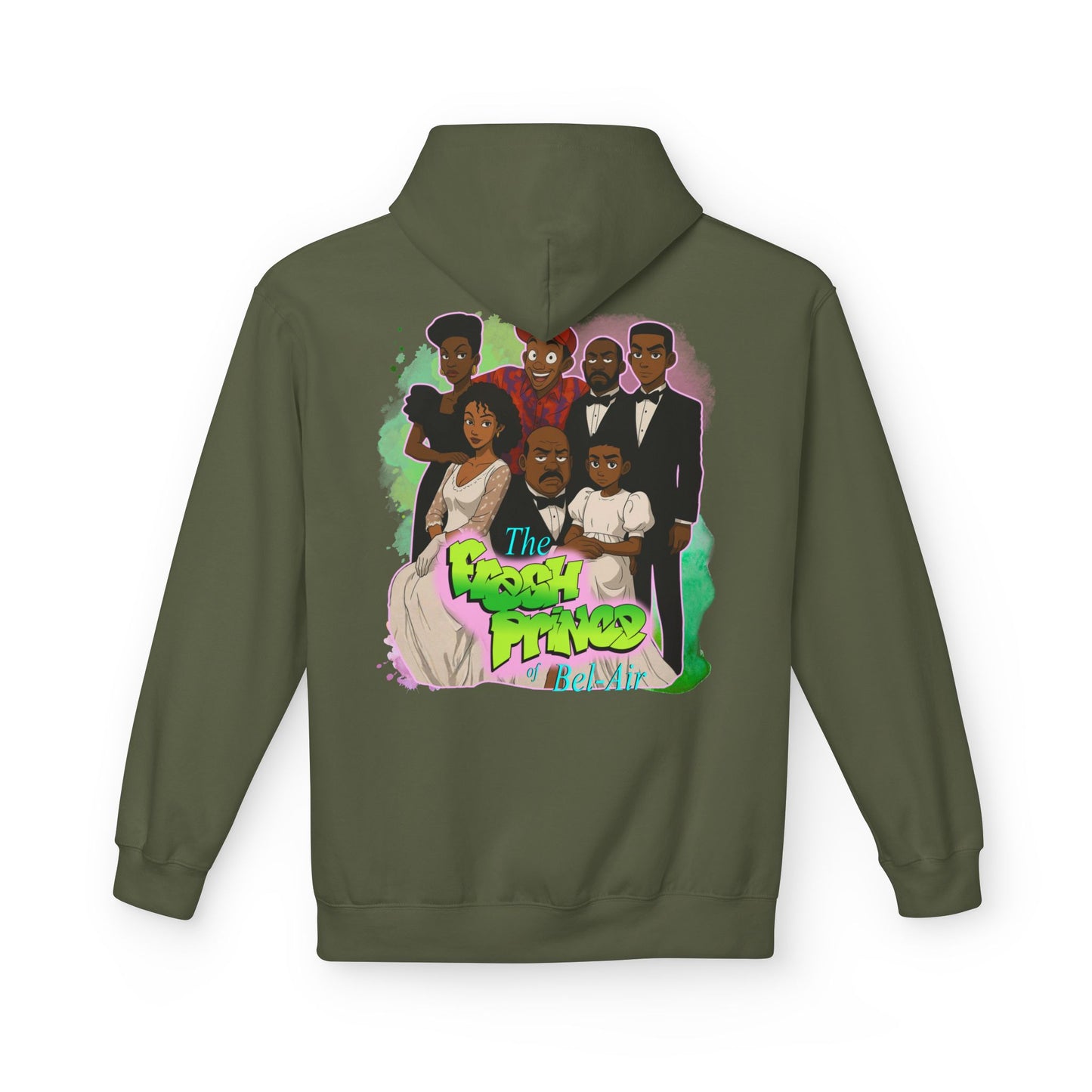 Fresh Prince Graphic Hoodie — ’The Fresh Prince’ Retro 90s Family Portrait