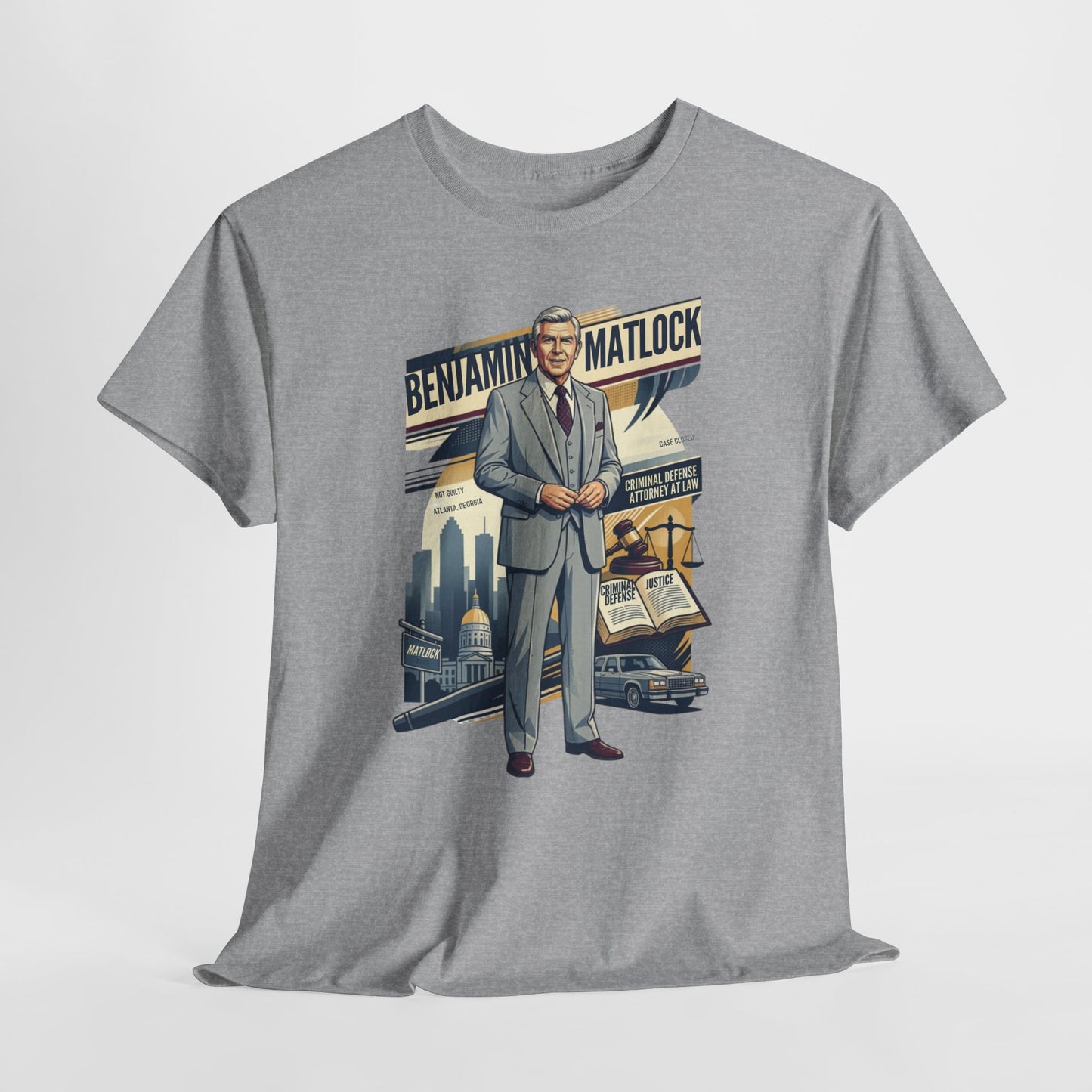 Benjamin Matlock Vintage Lawyer T-Shirt — Retro TV Attorney Tee
